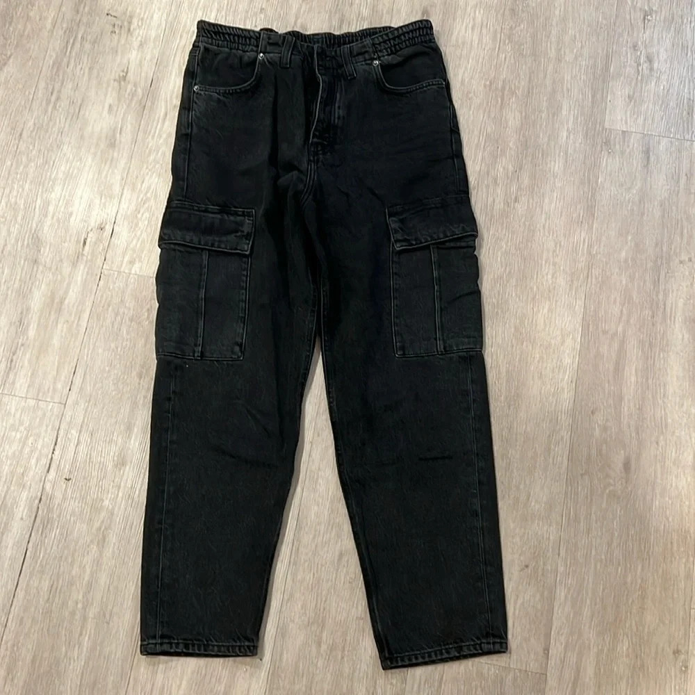 American Vintage Black Cargo Pants